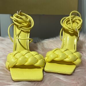 Misbehave Lace-Up High Heel Sandals